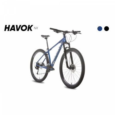 Bicicleta Alumínio Aro 29 Audax Havok NX 18 Velocidades Quadro 13" - Azul Metalizado