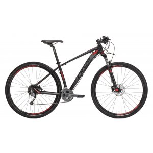 Bicicleta Aro 29 Oggi Big Whell 7.1 17" 2019 - Preto Fosco com Vermelho e Grafite