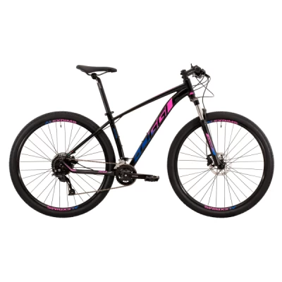 Bicicleta Alumínio Aro 29 Oggi Big Wheel 7.0 18 Velocidades Quadro 15,50" Ano 2022 - Preto, Azul, Pink