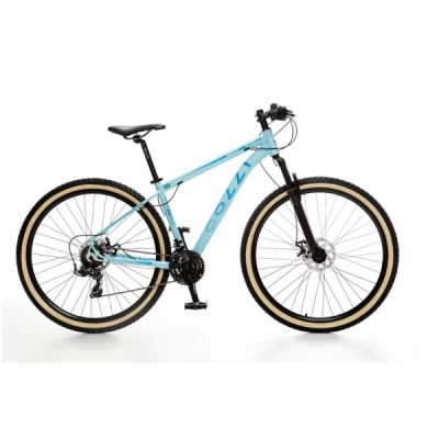 Bicicleta Alumínio Aro 29 Colli Allure Kit Shimano Tourney 21 Velocidades Quadro 17" - Azul Champanhe