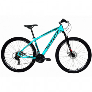 Bicicleta Alumínio Aro 29 South Legend 21 Velocidades Quadro 15.5" - Azul claro com preto