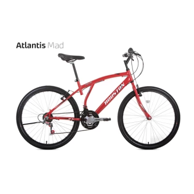 Bicicleta Aro 26 Houston Atlantis Mad com Descanso Lateral - Vermelho
