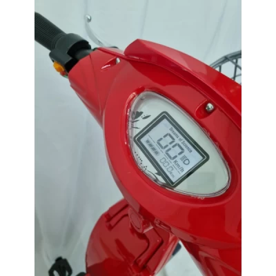 Bicicleta Elétrica Aro 24 Bikelete Pop; 350W, 48V, 12Ah - Vermelho