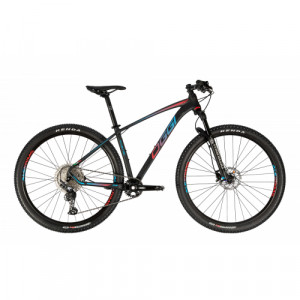 Bicicleta Aro 29 Oggi Big Whell 7.3 12 velocidades 17" 2021 - Preto com vermelho e azul