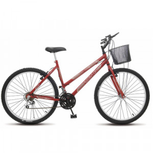 Bicicleta Aro 26 Colli Allegra City 18 Velocidades - Vermelho