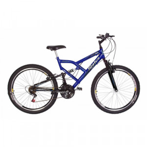 Bicicleta Aro 29 Status Big Evolution 21 Velocidades 18" - Azul real com preto