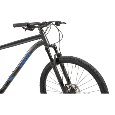 Bicicleta Alumínio Aro 29 Caloi Explorer Comp kit Shimano Alívio 18 Velocidades, Freio Hidraulico, Garfo Suspensão Tapered, Quadro 17.0" - Grafite