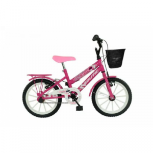 Bicicleta Aro 16 South nininha cissa - Pink com branco