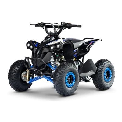 Quadriciclo MXF Thor 90cc, Partida Eletrica, Motor 4 Tempos, Gasolina - Preto Com Azul