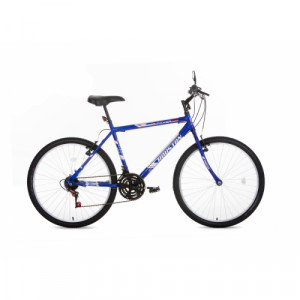 Bicicleta Aro 26 Houston Foxer Hammer  21 Velocidades - Azul com branco