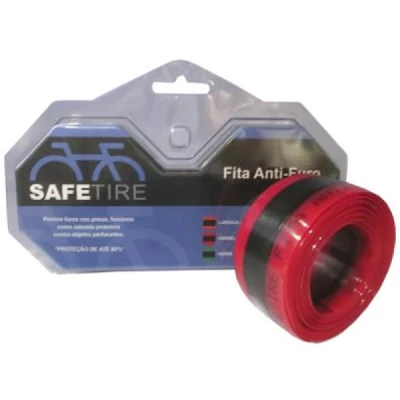 Fita De Pneu (Anti-Furo) Safetire (P/ 26) 31mm X 2.10mts - Vermelho
