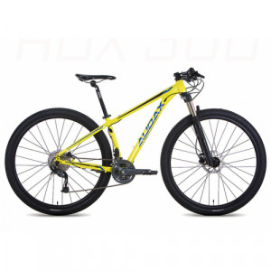 Bicicleta Alumínio Aro 29 Audax ADX-300 PRO 27 Velocidades Quadro 19" - Amarelo com Azul e Preto