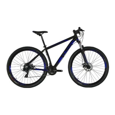Bicicleta Alumínio Aro 29 SunnBr Apollo Plus Kit Shimano 21 Velociades Quadro 21" 2022 - Preto com Azul