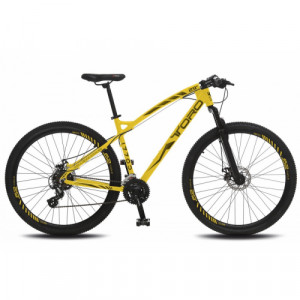 Bicicleta Aro 29 Colli Toro 24 Velocidades 17" - Amarelo fosco com preto