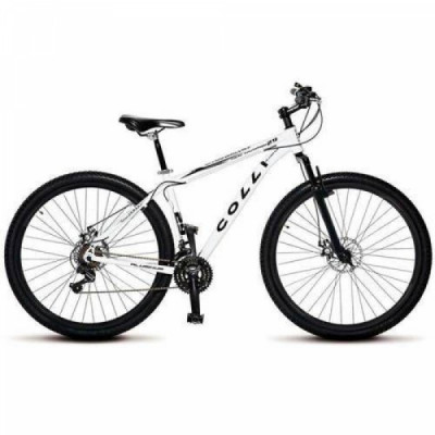 Bicicleta Alumínio Aro 29 Colli High Performance Atalanta 21 Velocidades Quadro 18" - Branco com Preto