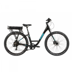 Bicicleta Elétrica Alumínio Aro 27.5 Caloi E Vibe Easy Rider Quadro 16" 2021 - Preto com Azul