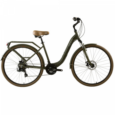 Bicicleta Aro 700 Groove Urban Premium 21 Velocidades 21" - Verde