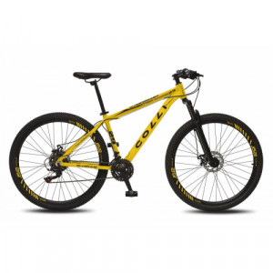 Bicicleta Alumínio Aro 29 Colli High performance Atalanta 21 Velocidades Quadro 18" - Amarelo foso com preto