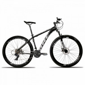 Bicicleta Alumínio Aro 29 Monaco MNC Swift 24 Velociades Quadro 19" - Preto com Cinza