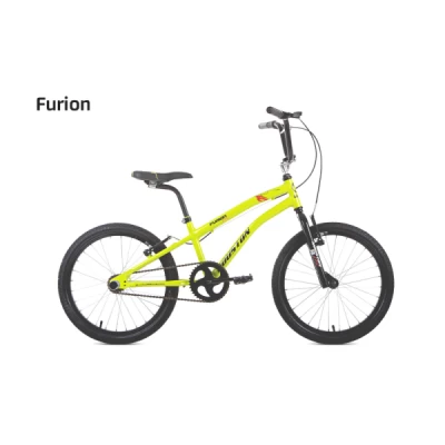 Bicicleta Aro 20 Houston BMX Furion - Amarelo Fluor com Preto