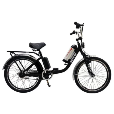 Bicicleta Elétrica Aro 24 Bikelete Sonny; 350W, 36V, 12Ah - Preto