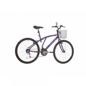 Bicicleta Aro 29 Houston Bristol 21 Velocidades - Violeta fosco com rosa