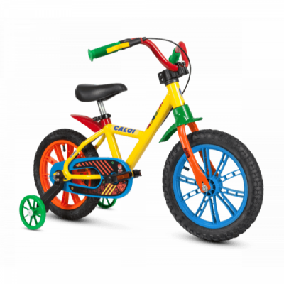 Bicicleta Aro 14 Caloi Zigbim - Amarelo