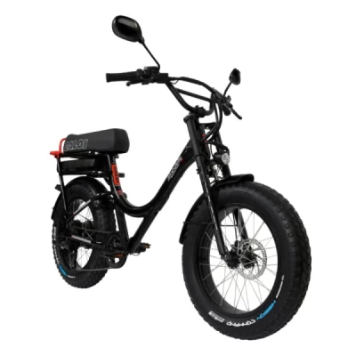 Bicicleta Elétrica Alumínio Aro 20x4 Caloi Mobylette, 350w, 36v  - Preto