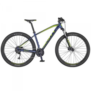 Bicicleta Aro 29 Scott Aspect - 950 27 Velocidades 19"Ano 2020 - Azul com Verde