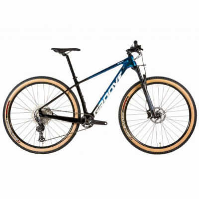 Bicicleta Carbono Aro 29 Groove Rhythm 7 Shimano Deore M6100 12 Velocidades Quadro 18.5" - Azul com Preto