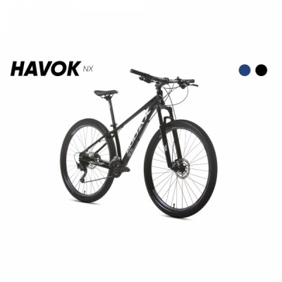 Bicicleta Alumínio Aro 29 Audax Havok NX 18 Velocidades Quadro 21" - Preto