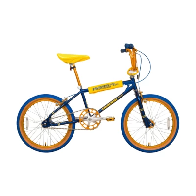 Bicicleta Aro 20 BMX Caloi Cross Extralight, Ano 2023 - Azul com Dourado