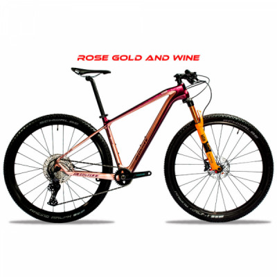 Bicicleta Carbono Aro 29 Redstone Evoque 12 Velociades Quadro 15" - Rose Gold