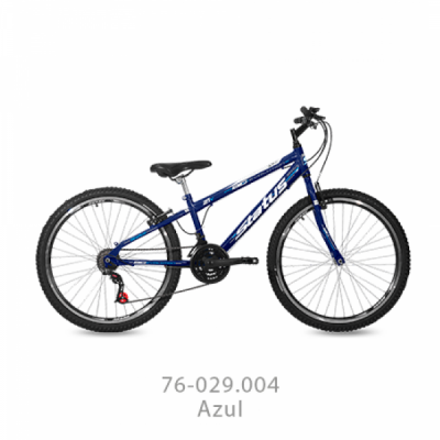 Bicicleta Aço Aro 26 Status Freeride Big Evolution 21 Velocidades - Azul Real