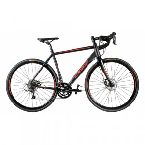 Bicicleta Aro 700 Oggi Velloce 16 Velocidades 56 cm - Preto com vermelho