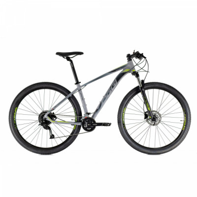 Bicicleta Alumínio Aro 29 Oggi Big Wheel 7.0 18 Velocidades Quadro 17,0" Ano 2021 - Grafite, preto e verde