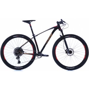 Bicicleta Aro 29 Oggi Big Whell 7.5 19'' 2019 - Preto com Dourado e Vermelho