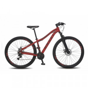Bicicleta Aro 29 Colli High Performance 21 Velocidades 15,5" - Vermelho fosco com preto
