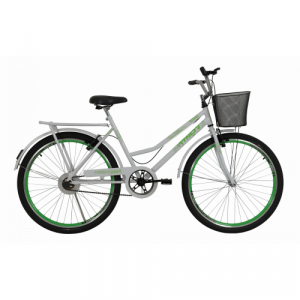 Bicicleta Aro 26 Athor Venus - Branco com verde