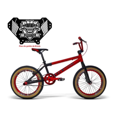 Bicicleta Aro 20 GTSM-1 BMX Freestyle Street - Vermelho