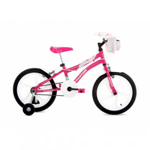 Bicicleta Aro 16 Houston Tina - Pink com branco