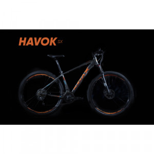 Bicicleta Aro 29 Audax Havok SX 21 Velocidades 17" - Preto, Laranja, Azul