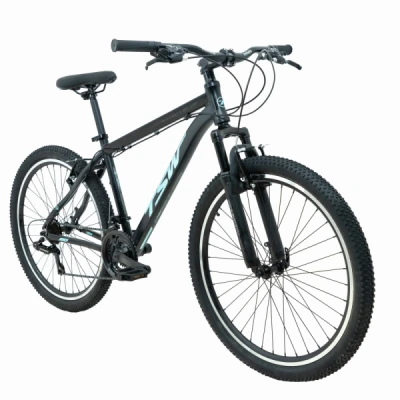 Bicicleta Alumínio Aro 26 TSW Ride 21 Velocidades Quadro 17" Ano 2022 - Preto com Azul