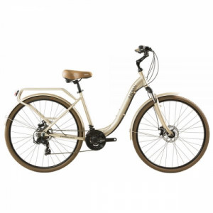 Bicicleta Aro 700 Groove Urban Premium 21 Velocidades 15" - Champagne
