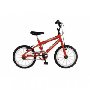 Bicicleta Aro 16 South Ferinha - Vermelho com branco