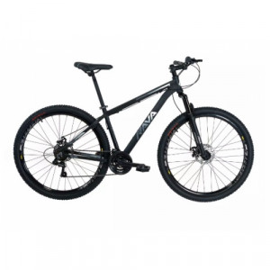 Bicicleta Alumínio Aro 29 Rava Pressure 21 Velocidades Quadro 15" - Preto fosco com cinza