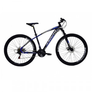 Bicicleta Aro 29 South Odyssey 21 Velocidades 17" - Preto, Azul e Cinza