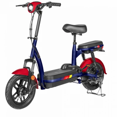 Bicicleta Elétrica Nxt Zilla Next Electric 48v; 12ah; 350w; 25 km/h - Azul com Vermelho