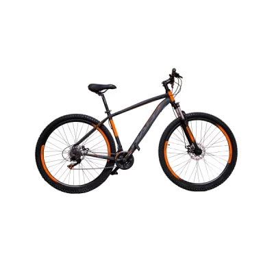 Bicicleta Alumínio Aro 29 Rad7 Orange Texas 21 Velocidades Quadro 17" - Preto, Laranja e Grafite