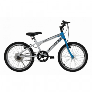 Bicicleta Aro 20 Athor Evolution - Branco com azul